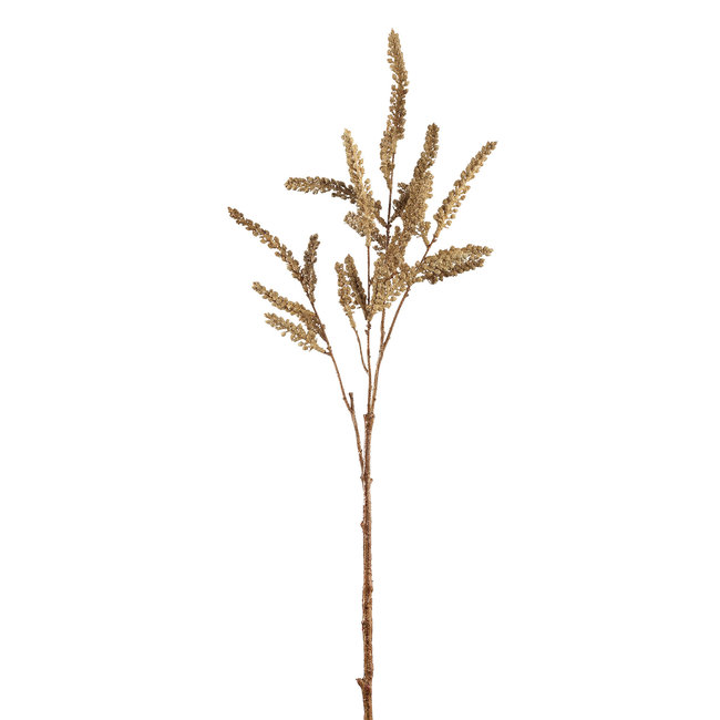 Twig plant beige dry look heather spray