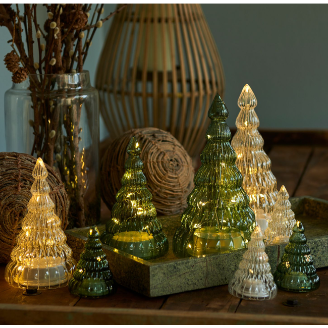 Lucy tree 2 pcs set 9 cm clear /white