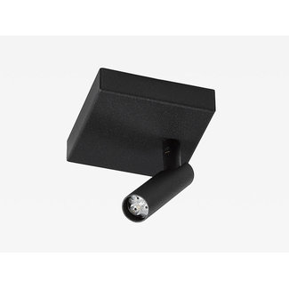 PLAFONIER SPOT PL 1 NERO 3000K