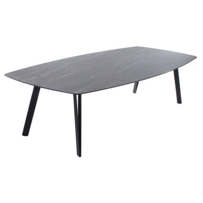 ALF volkeramische tafel 240x110 MARBLE BLACK