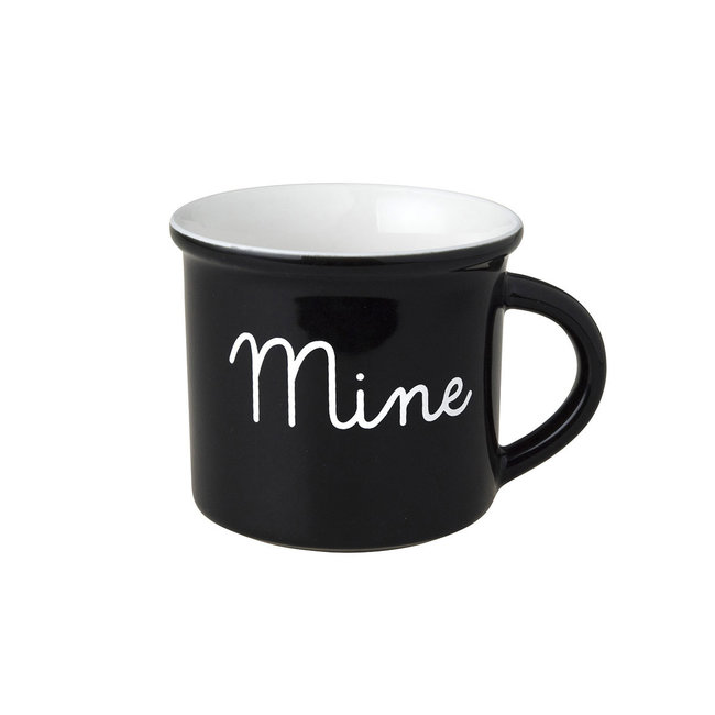 Beker zwart mine