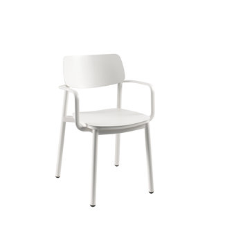 gescova MALTA ALU DINING CHAIR WHITE