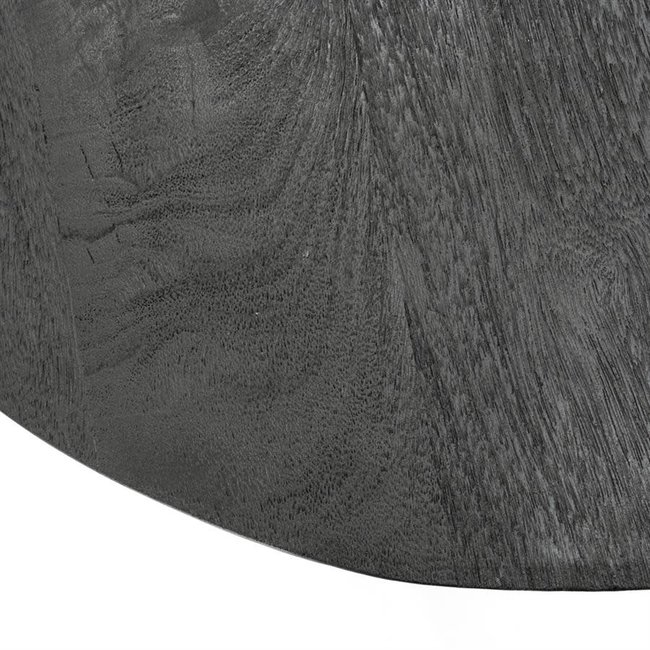 Coffee table kenji black dia 70