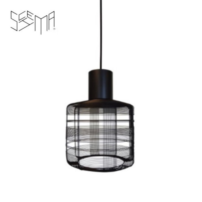 Hanging lamp turbo stout iron wire black