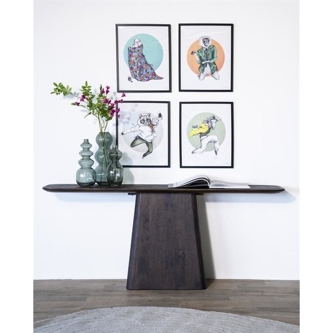 Sidetable Aaron brun 180x40