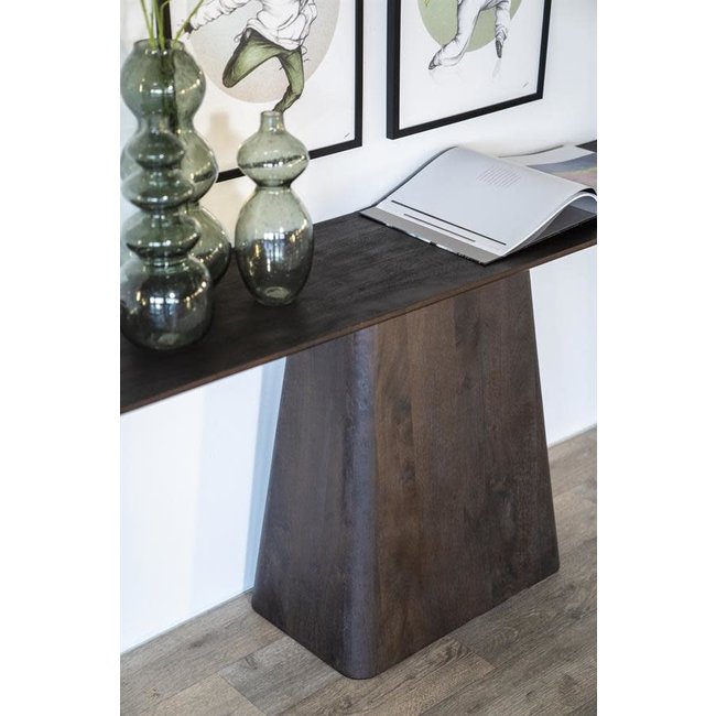 Sidetable Aaron brun 180x40