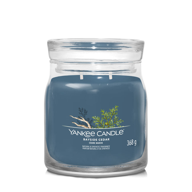 Yankee Candle YC bayside Cedar Signature Medium Jar