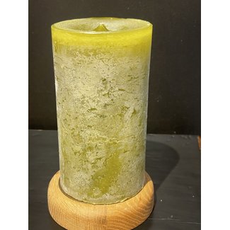 Dekocandle Cylinderkaars dia 8.5 x 15 cm fresh lime (93)