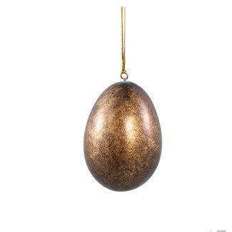 PTMD Yens brass hanging egg Afmetingen: 5,5 x 5,5 x 9 cm