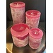 Dekocandle Cylinderkaars dia 7x10 crimson (fushia)