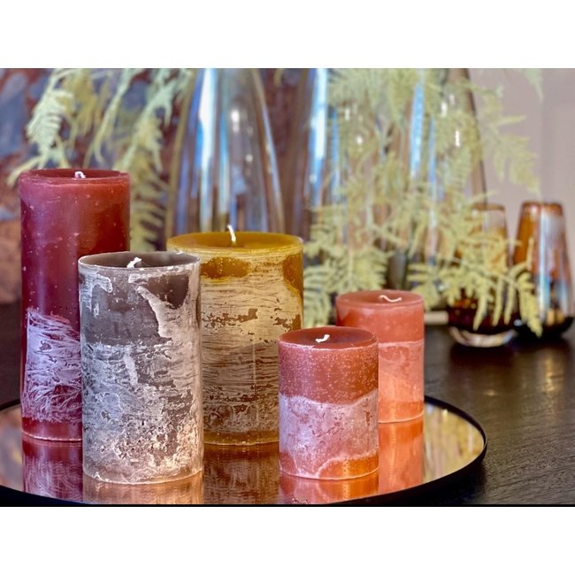 Mirror black matt with bronze glass small dia 30