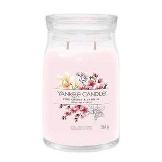 Yankee Candle YC Pink Cherry & Vanilla Signaturen large jar