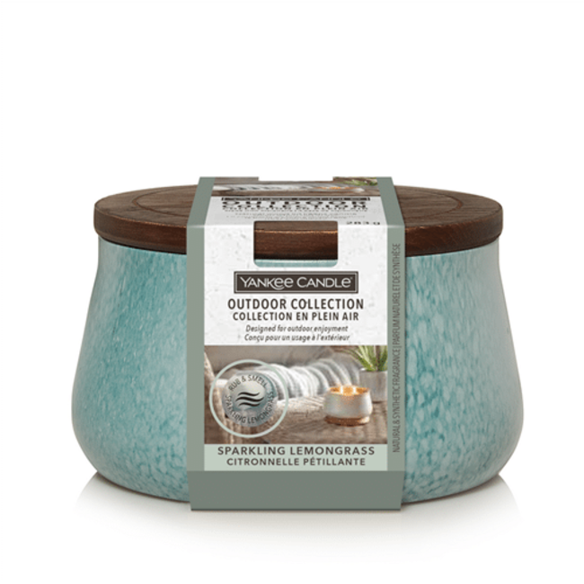 YC Sparkling lemongrass outdoor Candle