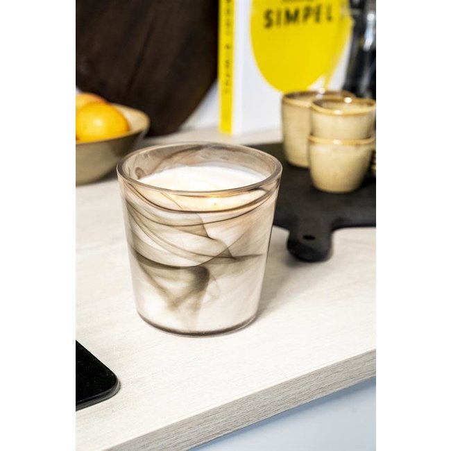 Geurkaars artistic moments | vanille | small | 11,8x11,8xH11,50 cm