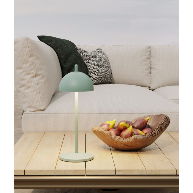 Tafellamp Fiore 300 mat groen-grijs