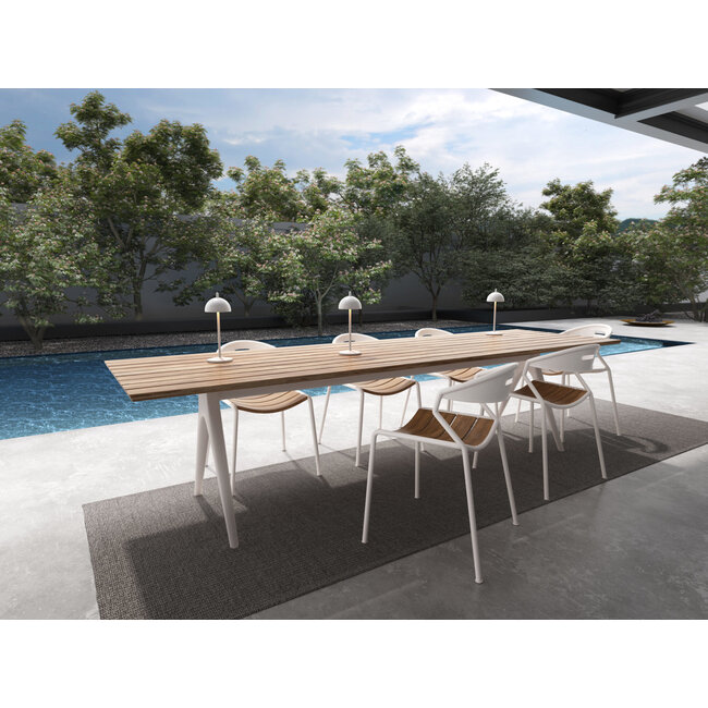 tafellamp Fiore 300 mat wit