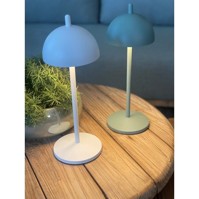 tafellamp Fiore 300 mat wit