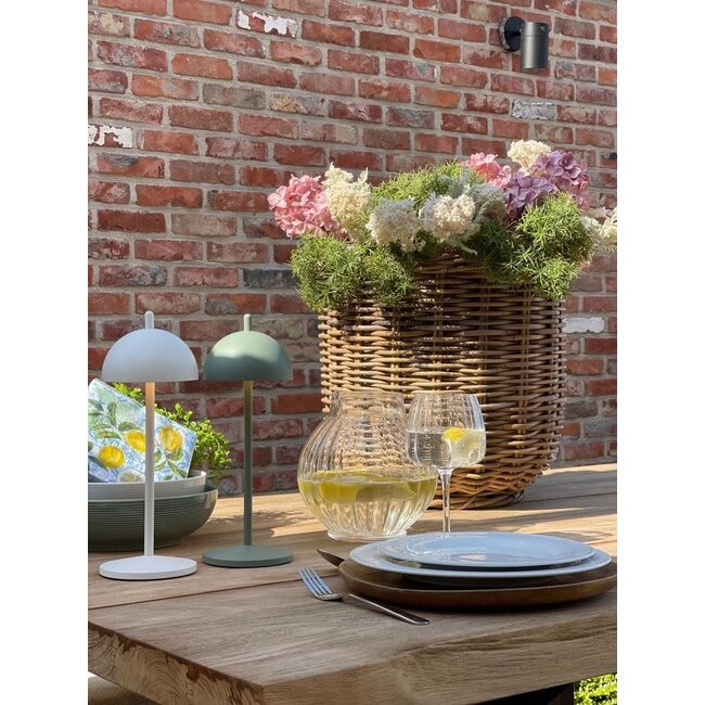 tafellamp Fiore 300 mat wit