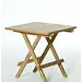 quality teak picnic tafeltje vierkant  vouwbaar