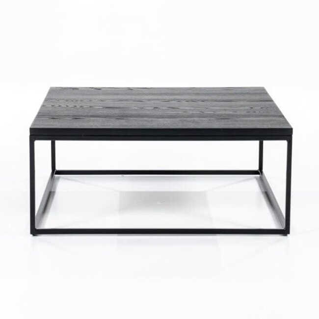 Salontafel 80x80 zwart eik Robin