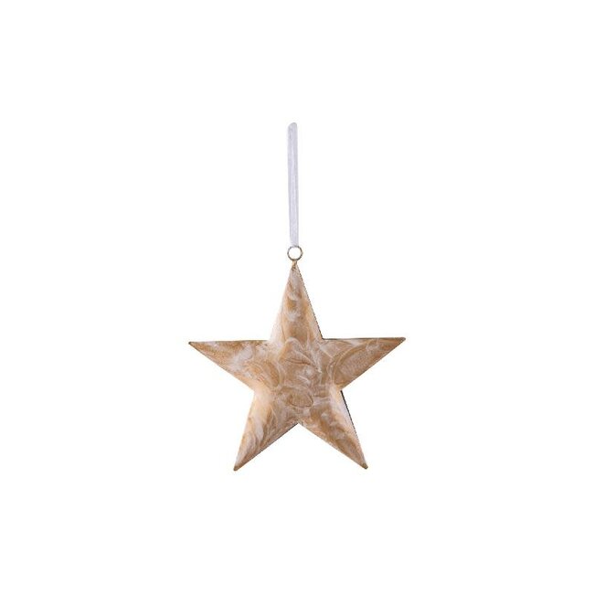 PTMD Hessa Gold iron star shaped hanger swirl pattern M