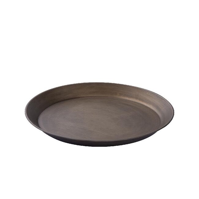 Yuba Brass iron round bowl with border M