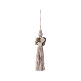 PTMD Effie Cream polyester tassel different color balls