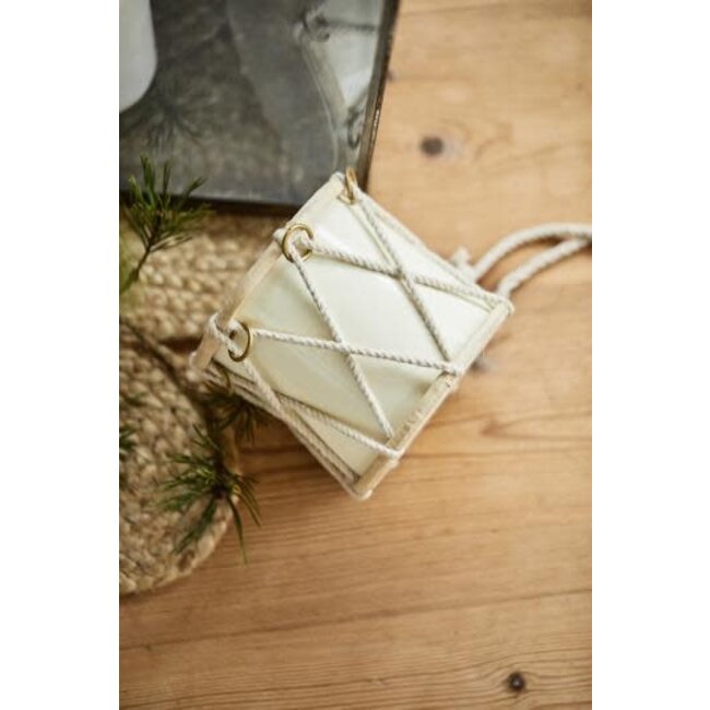Drum cream H: 12,5 Ø: 12,5