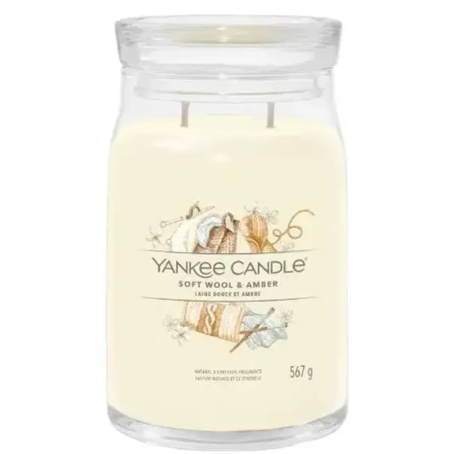 Yankee Candle | Soft wool & amber | signature large