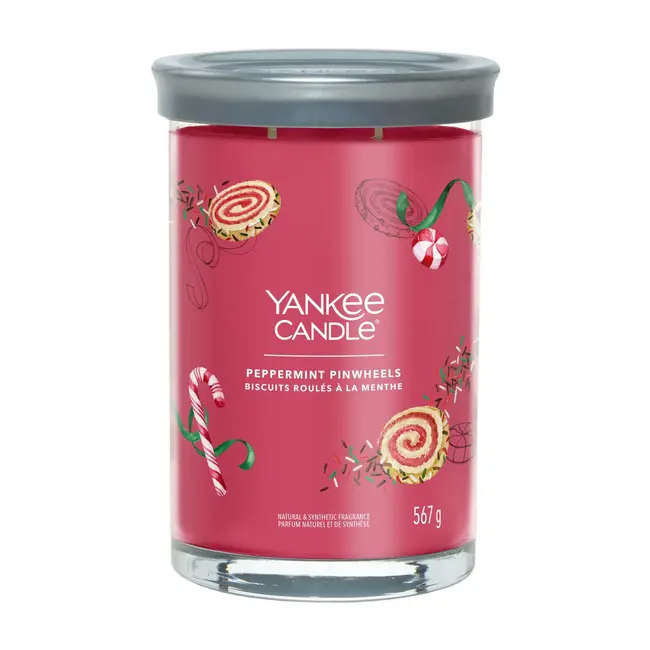 Yankee Candle | Peppermint pinwheels | signature large tumbler