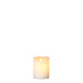 Sirius Sara rechargeable white 7,5xH10,5 cm led wax candle