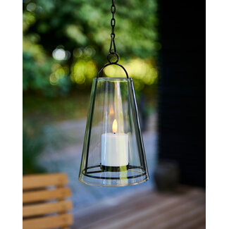 Albert lantern H 23 clear black with silly outdoor