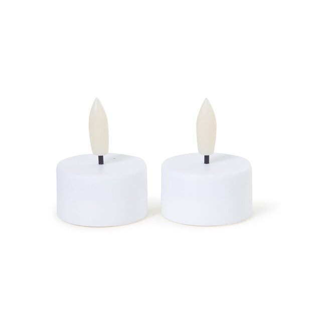 Sille tealight rechargeable 2 pcs dia 6xH3,4