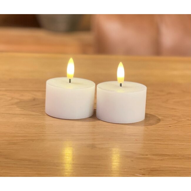 Sille Rechargeable tealight 2pcs set dia6cm