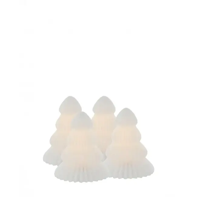 Claire mini set of4  white H 7 cm