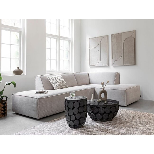 Wall panel Elyn cream small 102x76x4 cm cream jute