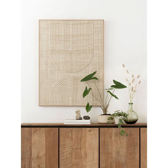 Wall panel japanese garden small 102x76x4 nautram oven palm