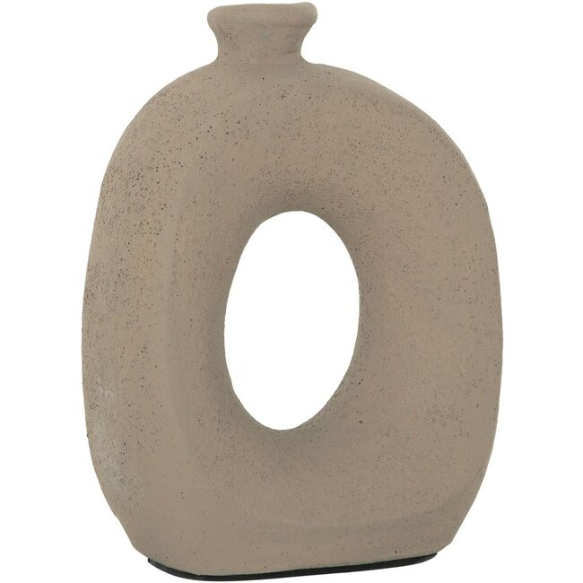 Vase salda small sand 23x18x9cm terracotta