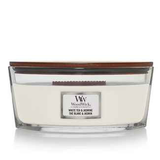 Woodwick Woodwick White Tea & Jasmine Ellipse Candle