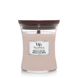 Woodwick Woodwick Vanilla & Sea Salt Medium Candle