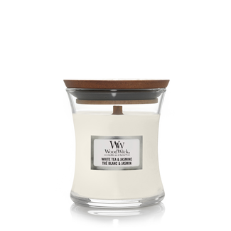 Woodwick Woodwick White Tea & Jasmine Mini Candle