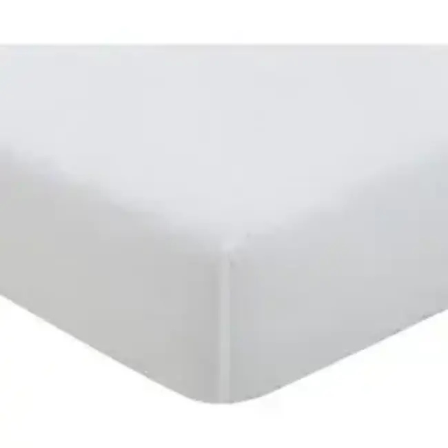 Valencia 180-200-35 cm White Fitted sheet