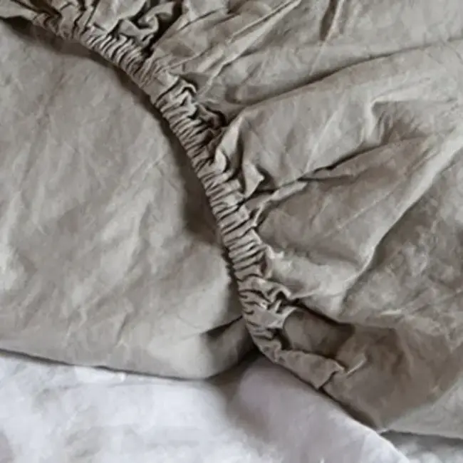 Valencia 180-200-35 cm White Fitted sheet