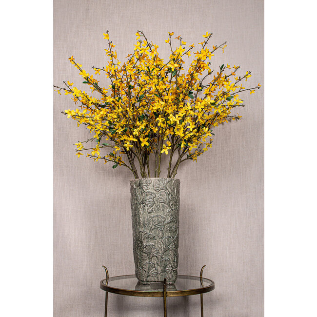 Garden Flower yellow forsythia spray