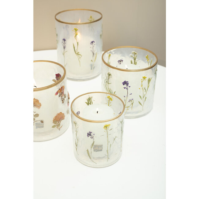 Copo Clear glass stormlight flowers a S