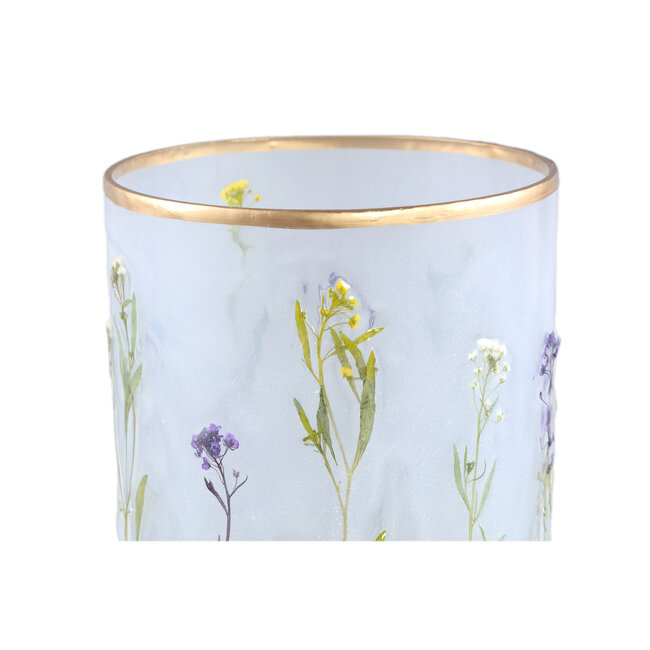 Copo Clear glass stormlight flowers a L