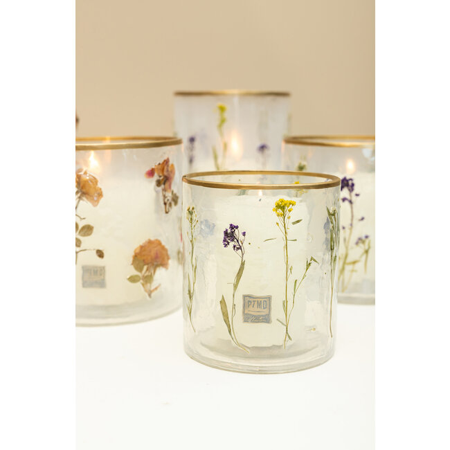Copo Clear glass stormlight flowers a S