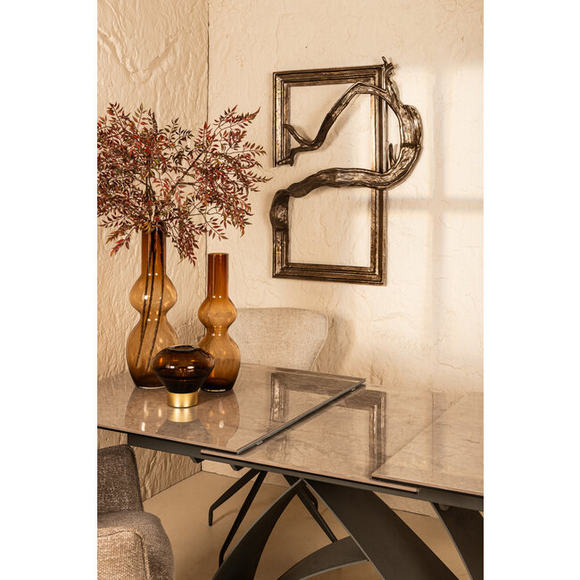 Heleena Black alu wall panel rectangle