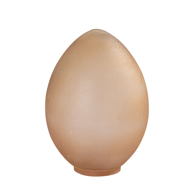 rowana orange glass deco egg mat L