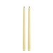UYUNI LED slim taper candle wheat yellow smooth 2 PACK 2,3X32 cm